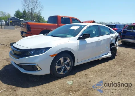 2020 Honda Civic Lx из США, поврежденный, VIN 2HGFC2F67LH548152